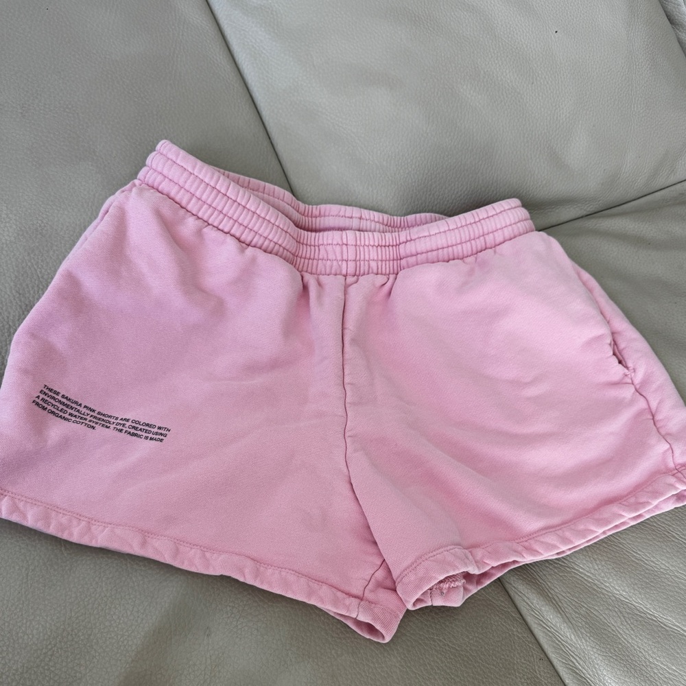 PANGAIA
365 Signature high-rise organic-cotton sweat shorts